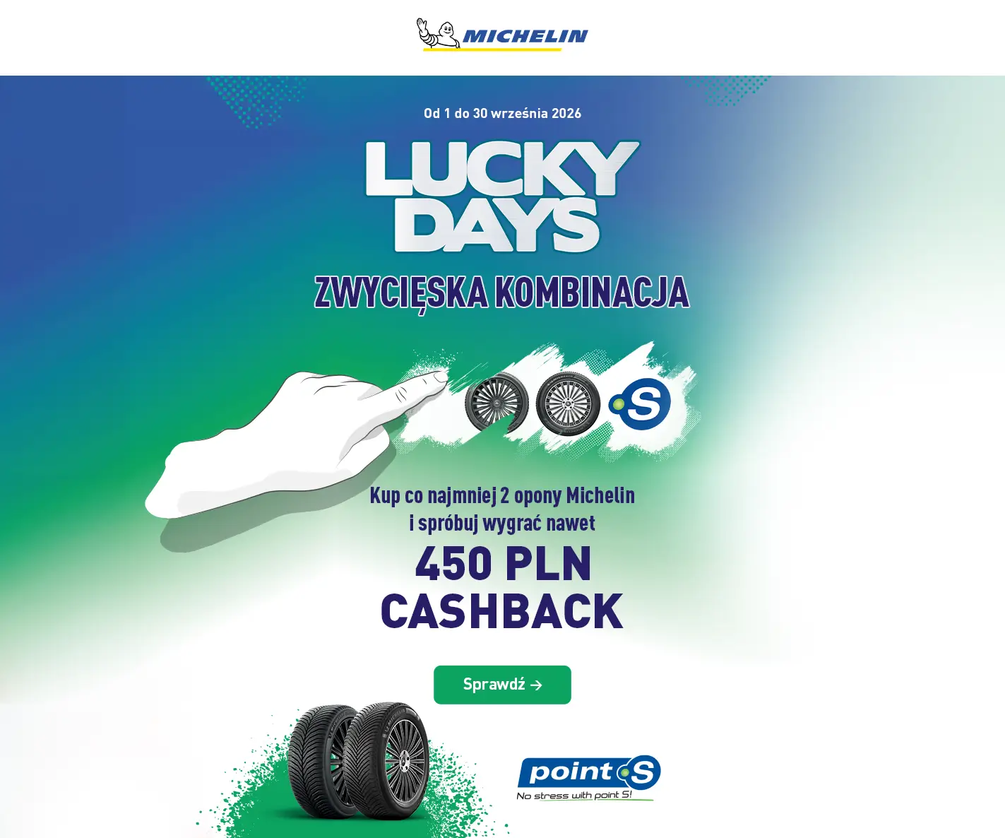 Zwrot gotówki do 450 PLN!